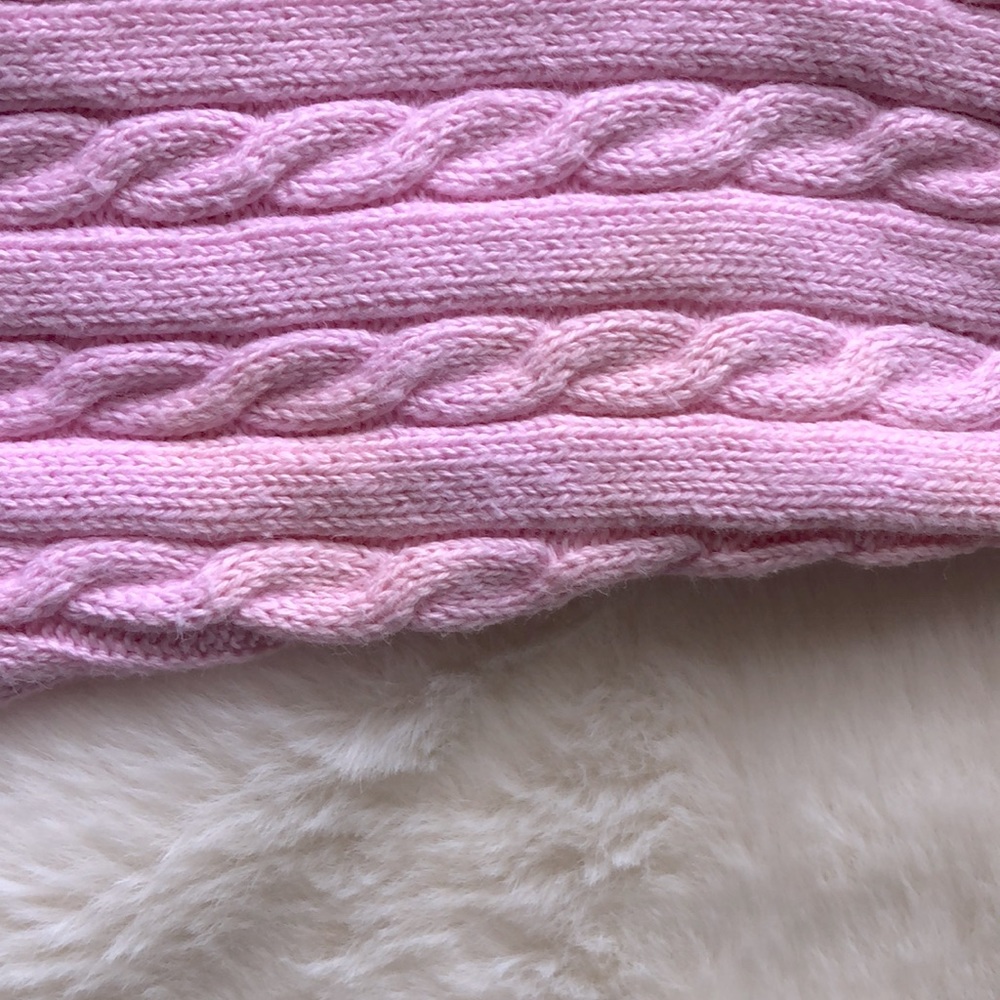 ⬇️Ralph Lauren Baby Cardigan Pink Gently Used 18M - Picture 6 of 6